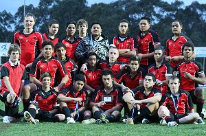 Endeavour Sports High School Under 15 Rugby League Team (Photo : ourfooty media)