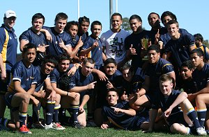 Chase Stanley with the Westfields SHS Under 15's (Photo : ourfootymedia) 