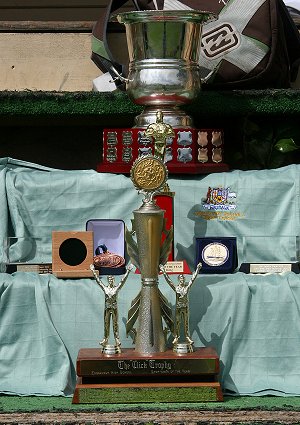 Cameron King's 2009 trophy collection - pretty good hey (Photo : ourfootymedia)