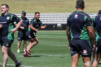 Australian Kangaroo's World Cup training action (Photo : Steve Montgomery / OurFootyMedia) 