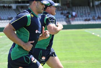 Australian Kangaroo's train for the Rugby League World Cup action (Photo : Steve Montgomery / OurFootyMedia) 