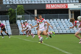 Cronulla SHARKS v St. George DRAGONS Mattys Cup Rnd 1 @ Shark Park ACTION (Photo : steve monty / OurFootyMedia) 