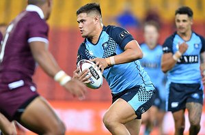 Joshua Schuster NSW u18 v Queensland smashing through the Maroons Defence 