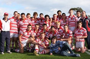 Marist Brothers College, Kogarah winners of the 2009 Arrive alive Cup regional final (Photo : ourfooty media)