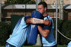 Matraville Sports warm up 