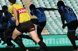 Westfields SHS v Matraville SHS AaC SemiFinal09 aCTioN (Photo : ourfootymedia)