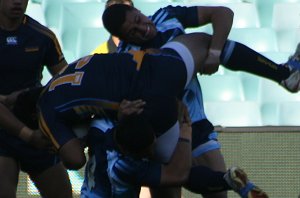 Westfields SHS v Matraville SHS AaC SemiFinal09 aCTioN (Photo : ourfootymedia)