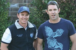 Scott Murray & Brad Fittler before the game (Photo : ourfootymedia)