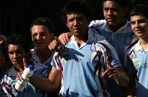 The Hills SHS CHEERLEADERS in Action at the Arrive alive Cup (Photo : ourfootymedia)