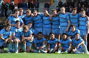 St. Gregory's College Arrive alive Cup team v Hills SHS (Photo : ourfootymedia) 