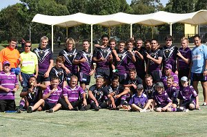 Central Coast STORM Harold Matthews Cup team after the round of 16 final at the Crest (Photo : ourfooty media)