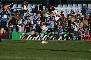 Cronulla SHARKS Academy Under 13's v South Sydney Junior Bunnies @ Shark Park (Photo : OurFootyMedia) 