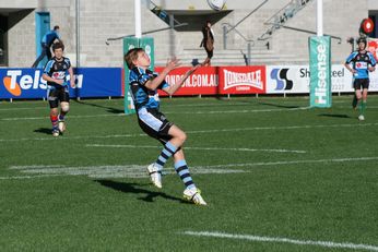 Cronulla SHARKS Academy Under 13's v South Sydney Junior Bunnies @ Shark Park (Photo : OurFootyMedia) 