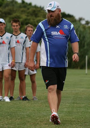 Steve HOLTZ - HMC Head Coach - Cronulla Sharks Juniors Training Session 24Jan (Photo's : ourfootymedia)