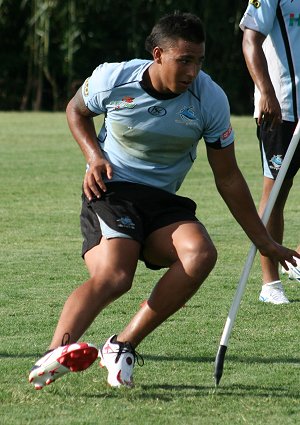 Michael LICHAA - Cronulla Sharks Juniors Training 24Jan (Photo's : ourfootymedia)