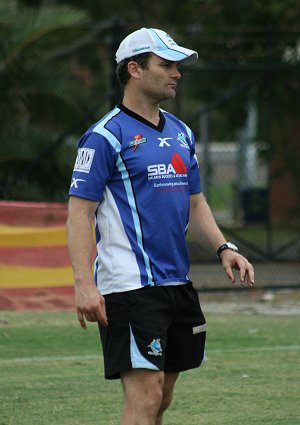 Dave HOWLETT - Sharks SG Ball head coach - Cronulla Sharks Juniors Training Session 24Jan (Photo's : ourfootymedia)