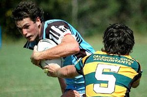 Mitch Dockrey was an Oxley Pioneer try-scorer last weekend.