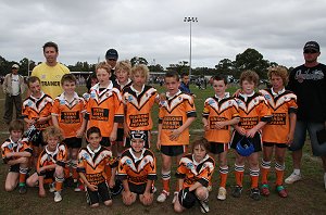 Yarrawarra Tigers Under 10A's 2007 runners up - well done boys 