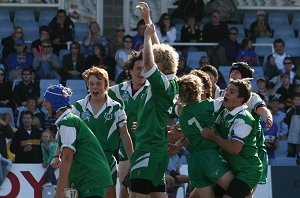 Gymea Gorilla's celebrate their 2007 Premiership victory 