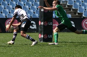 Try time for the Sharks in the U17's grand final 