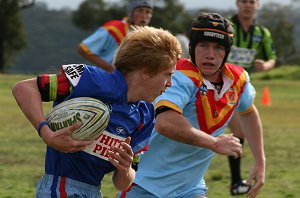 AZZA the Red headed Draons breathed fire into the Engadine forwards 