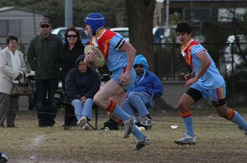 Nick Ratcliffe flies along the wing 