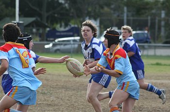 Nick Pleasence with a 'no-look' pass 