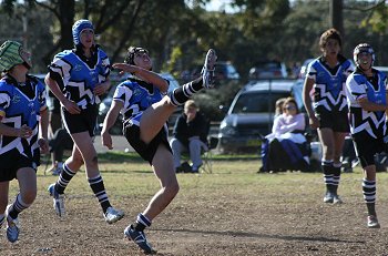 Sharks put up a high bomb ( Photo : ourfooty media) 