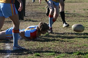 Reece Davidson with the one that got away ( Photo : ourfooty media)