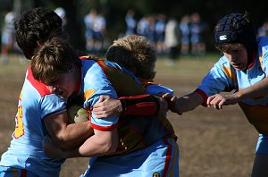 Rhino get smashed again, Ryan had a top game too ( Photo : ourfooty media)