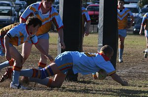 Luke Manahan with his 2nd try of '07 ( Photo : ourfooty media)