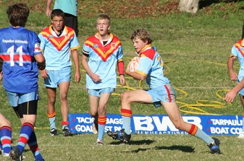 Reece Davidson on the burst ( Photo : Steve Montgomery / OurFootyTeam.com ) 