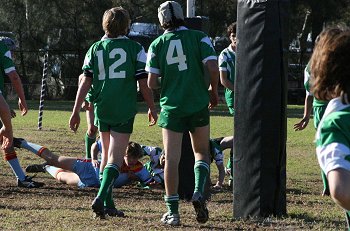 Reece Davidson scores his 1st try