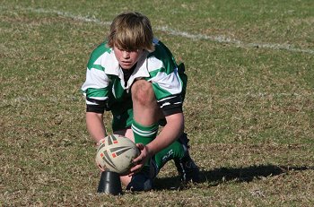 He lines up the conversion - but missed this time