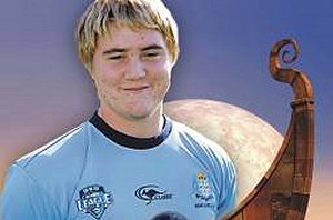 Magnus Stromquist of Hornsby has had a big week - culminating in selection for NSW's under-18 rugby league State of Origin team.