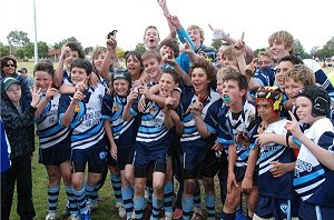 South Dubbo under 13’s after they took out the Dubbo and Districts grand final.