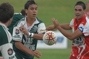 Michael Toomey sets up his support players as he turns out for Dubbo CYMS