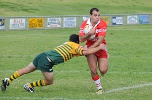 Blake Dunn playing for Illawarra in the NSW Country Championships at Apex Oval in June.