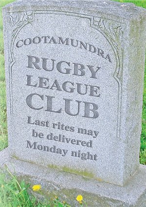 RIP Cootmundra Footy Club 