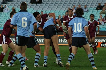 nsw vs qld u17's (Photo's : Steve Montgomery)