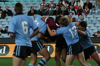 nsw vs qld u17's (Photo's : Steve Montgomery)