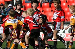 St. Clair Comets Under 6a's Vs Flenmore Park at Panthers Stadium 