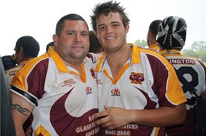 Billy Stanley and his son Jordan.