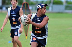 Quinton Pomare-Anderson, 15, from Alice Springs at the camp 