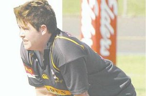 Dubbo Rhinos Sheilas forward Kylie Pennell recently represented Australia in both rugby league and rugby union.