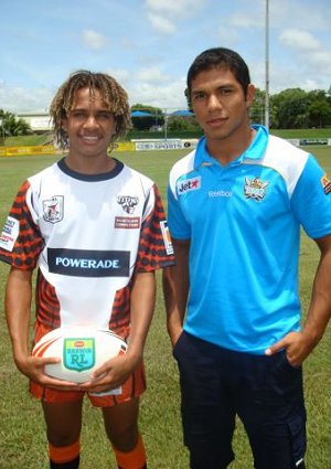 Gold Coast Titans help NT Titans (Photo : Gold Coast Titans)