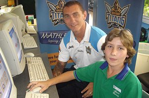 Titans star Matt Rogers meets his match in Mathletics