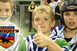 Narangba JRLFC kids give the Thumbs Up 