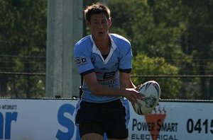 Norths Devils Michael LUCAS runs the footy in last year National Cahmpionships Final 