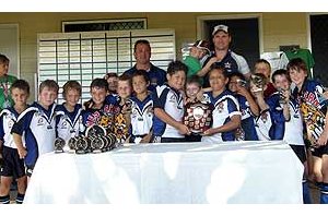 Western Lions team which won the Paul Bowman Shield in Proserpine recently. 